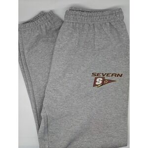 Severn‎ School Uniform Unisex size XL Sweatpants Gray Private School Logo